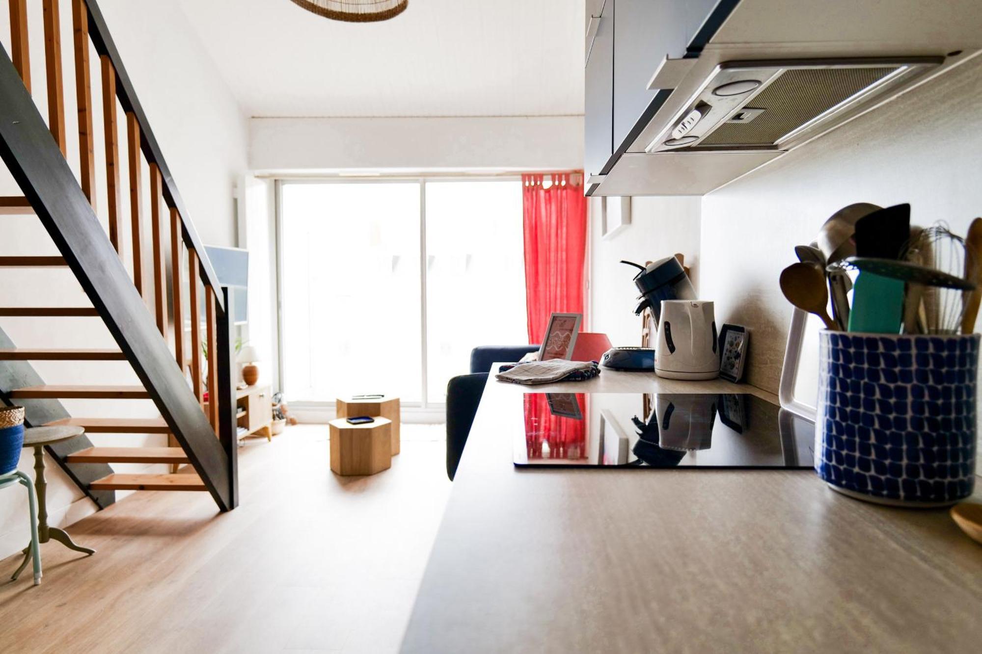 Appartement Renove Avec Gout Et Idealement Situe A Deux Pas Du Remblai Les Sables-dʼOlonne Buitenkant foto